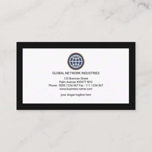 Logistiek fancy buistisch buisvormige rode pijlen visitekaartje (Achterkant)