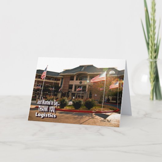 Logistiek - Hartelijk dank Bedankkaart (Voorkant)