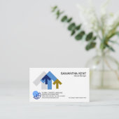 Logistiek Manager voor creatieve toeleveringsketen Visitekaartje (Staand voorkant)