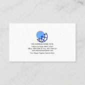 Logistiek Manager voor creatieve toeleveringsketen Visitekaartje (Achterkant)