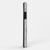 LOGISTIEK patroon met woorden Case-Mate iPhone Case (Achterkant/rechts)