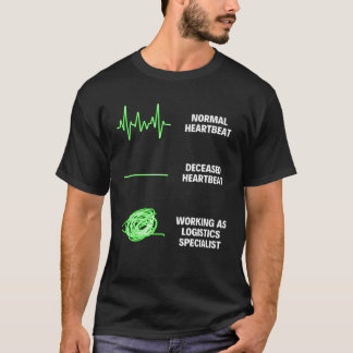 Logistiek specialist Logistiek werk Logistiek proc T-shirt