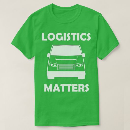 Logistiek team 2 t-shirt (Design voorkant)
