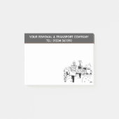 Logistiek, Transport en Verhuizingen Bedrijf Post-it® Notes (Voorkant)