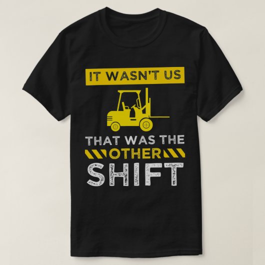 Logistiek van forklift Operator-stapelaar Gift T-shirt (Design voorkant)