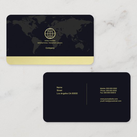 Logistiek Visitekaartje (Voorkant / Achterkant)