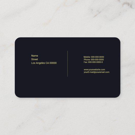 Logistiek Visitekaartje (Achterkant)