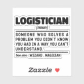 Logistiek zelfstandig naamwoord definitie geschool sticker (Vel)