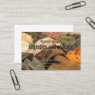 Logistieke en opslagdiensten visitekaartje