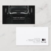 Logistieke transportdiensten Truck Front Visitekaartje (Voorkant / Achterkant)