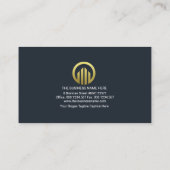 LogistiekManager Blauwe transportpijlen Visitekaartje (Achterkant)