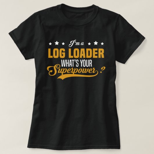 Loglader T-shirt (Design voorkant)