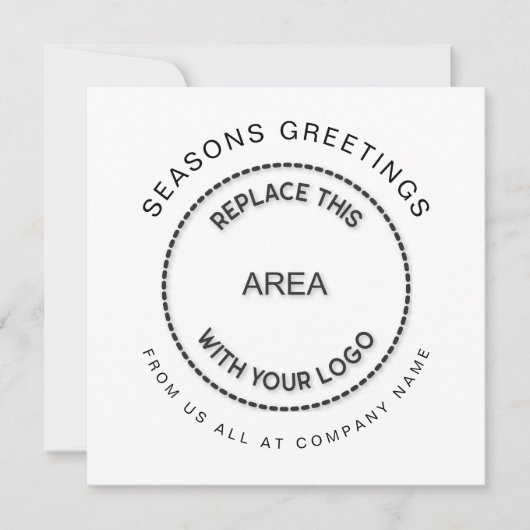 Logo 2026 Agenda QR-code Bedrijf Kerstmis Feestdagenkaart (Voorkant)