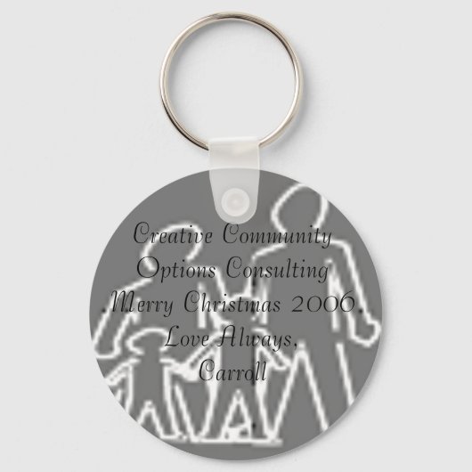 logo 2, Creative Community Options ConsultingMer.. Sleutelhanger (Voorkant)