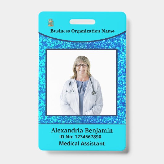 Logo Aangepast voor foto-werkbalk Code Badge (Voorzijde)