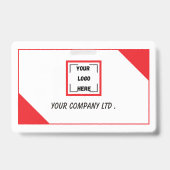 Logo Aangepaste Foto ID Kaart Badge Houder (Achterkant)