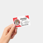 Logo Aangepaste Foto ID Kaart Badge Houder (Handheld)