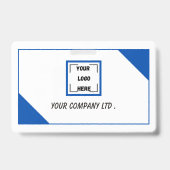 Logo aangepaste foto ID-kaart badgehouder Badge (Achterkant)