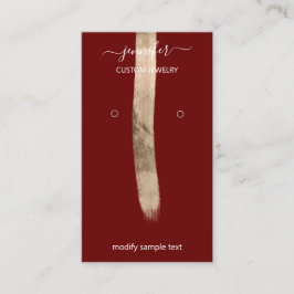 Logo Aangepaste juwelenkaart Sociale Media Gold Ma Visitekaartje