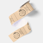 Logo Aangepaste labels voor kleding voor zakelijk Satijnen Lint (Achterkant)