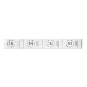 Logo Aangepaste labels voor kleding voor zakelijk Satijnen Lint (Voorkant)