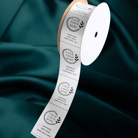 Logo Aangepaste labels voor kleding voor zakelijk Satijnen Lint
