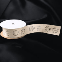 Logo Aangepaste labels voor kleding voor zakelijk 