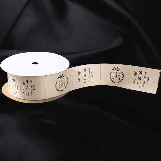 Logo Aangepaste labels voor kleding voor zakelijk Satijnen Lint