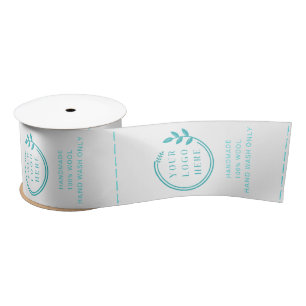 Logo Aangepaste labels voor kleding voor zakelijk  Satijnen Lint