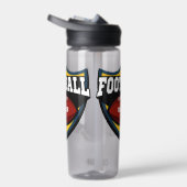 Logo Aangepaste naam Football Waterfles (Rechts)