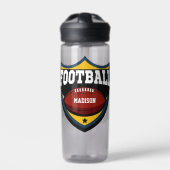 Logo Aangepaste naam Football Waterfles (Voorkant)