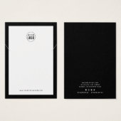 Logo aangepaste rand kleurenkaart met Ketting toev Visitekaartje (Voorkant /achterkant)