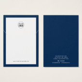 Logo aangepaste rand kleurenkaart met Ketting toev Visitekaartje (Voorkant /achterkant)