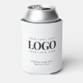 Logo aangepaste revisie bedrijf blikjeskoeler (Blikje Achterkant)