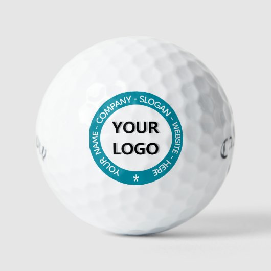 Logo aangepaste tekst en kleuren promotionele Golf Golfballen (Voorkant)
