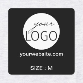 Logo Aangepaste tekst Website Grootte kleding kled Labels