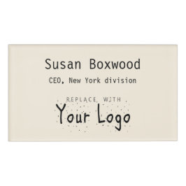 Logo Aangepaste tekstvervanging voor Event Badge