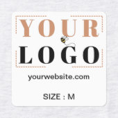 Logo Aangepaste tekstwebsite of Kledingkleding voo Labels (Design 2)