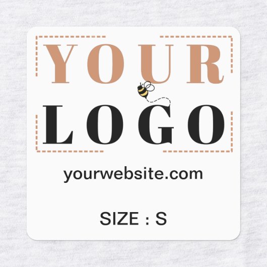 Logo Aangepaste tekstwebsite of Kledingkleding voo Labels (Design 1)