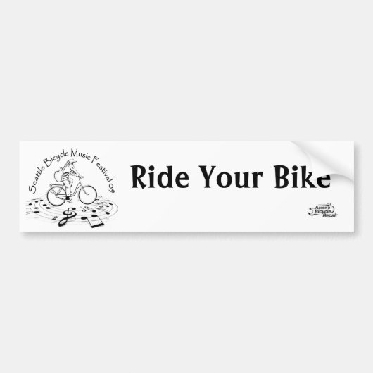 logo, abr logo, Ride Your Bike Bumpersticker (Voorkant)