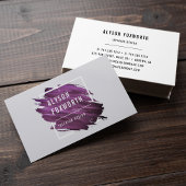 Logo abstracte verf visitekaartje