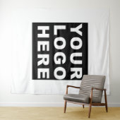 Logo Achtergrond Zakelijk Bedrijf Wandkleed (In Situ (horizontaal))