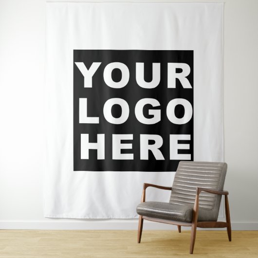 Logo Achtergrond Zakelijk Bedrijf Wandkleed (In situ)