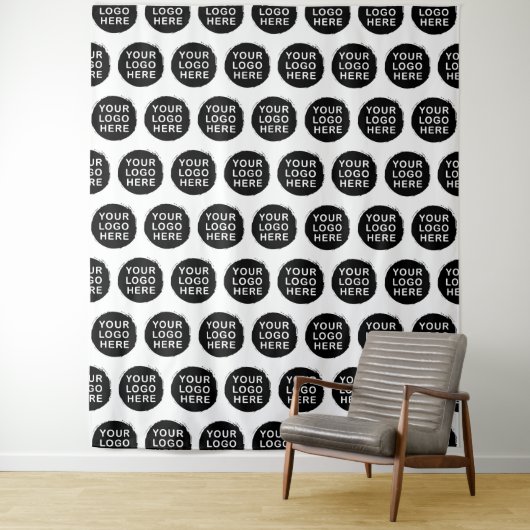 Logo Achtergrond Zakelijke Onderneming Wandkleed (In situ)