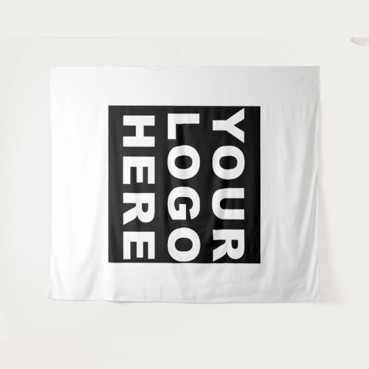 Logo Achtergrond Zakelijke Onderneming Wandkleed (Voorkant (horizontaal))