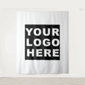 Logo Achtergrond Zakelijke Onderneming Wandkleed (Voorkant)