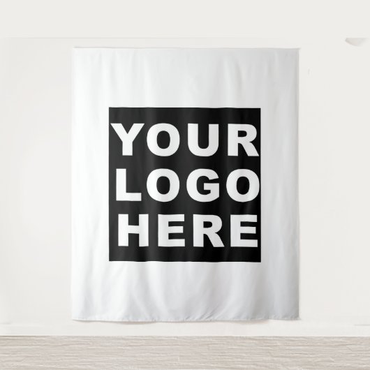 Logo Achtergrond Zakelijke Onderneming Wandkleed (Voorkant)