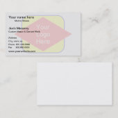 Logo achtergrondwatermerkeffect visitekaartje (Voorkant / Achterkant)