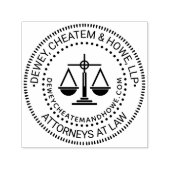 Logo advocatenkantoor, Schalen van de gerechtighei Zelfinktende Stempel (Design)
