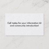 Logo Afbeelding, Heritage Nursing and Rehab, 800 . Visitekaartje (Achterkant)